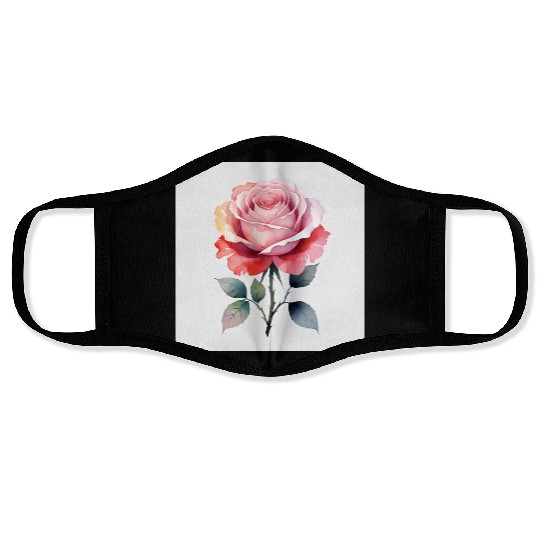 3D rose Face Masks