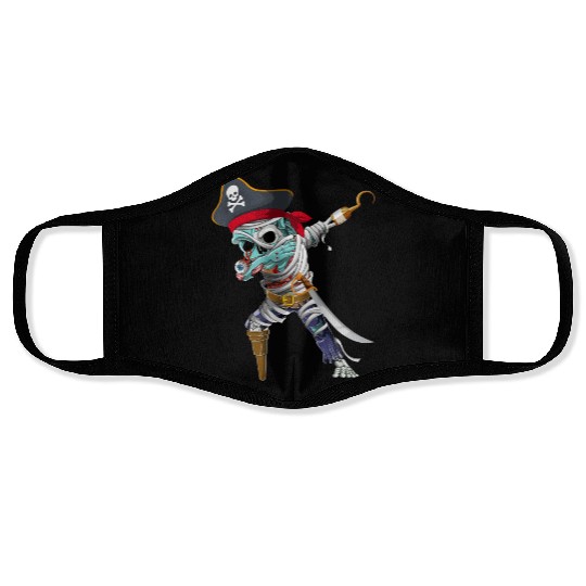 Dabbing Mummy Zombie Pirate Halloween Pirate Face Masks