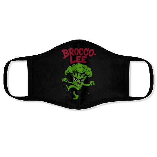 Brocco Lee – Funny Broccoli Karate Face Masks