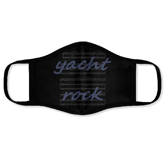 Yacht Rock Sheet Music Face Masks