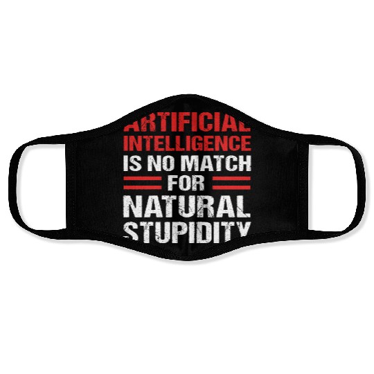 AI Artificial Intelligence Data Science Face Masks