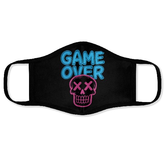 GAME OVER GLOW Face Masks