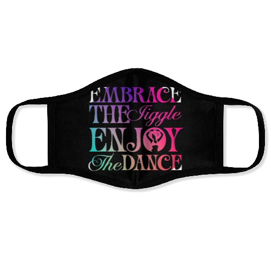 Belly Dancing Persian Dancer Embrace The Jiggle Face Masks