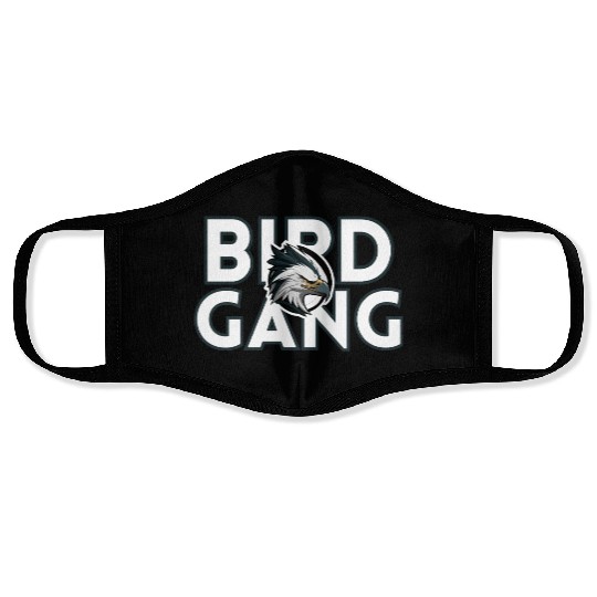 Eagle Head Bird Gang Logo Design Face Masks