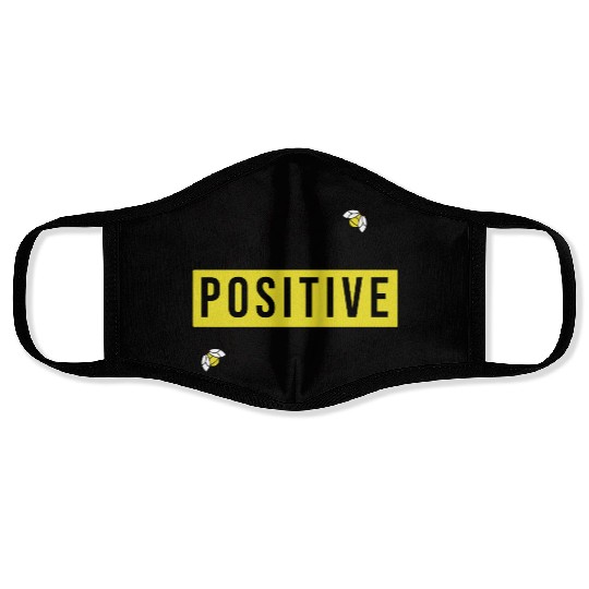 Bee Positivity Inspirational Face Masks