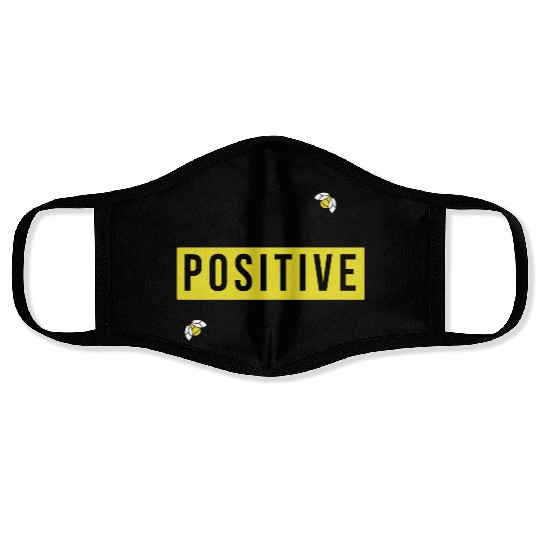 Bee Positivity Inspirational Face Masks