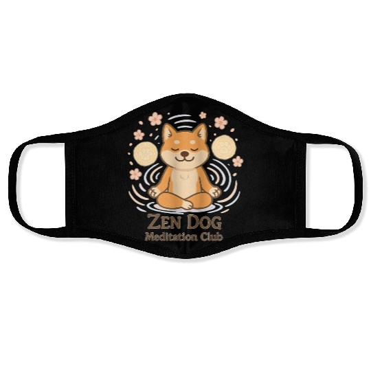 Zen Dog Meditation Club – Shiba Inu Face Masks