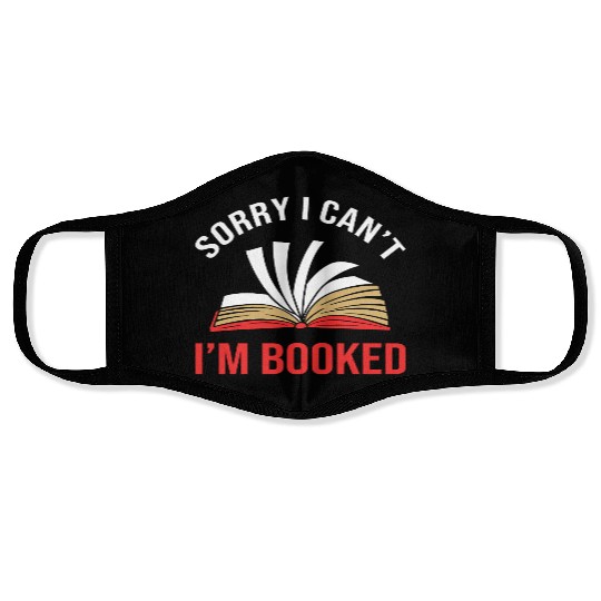 Reading Teacher Bookworm Librarian Face Masks