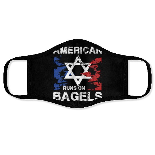 American Pride with Star and Bagel Spirit Face Masks