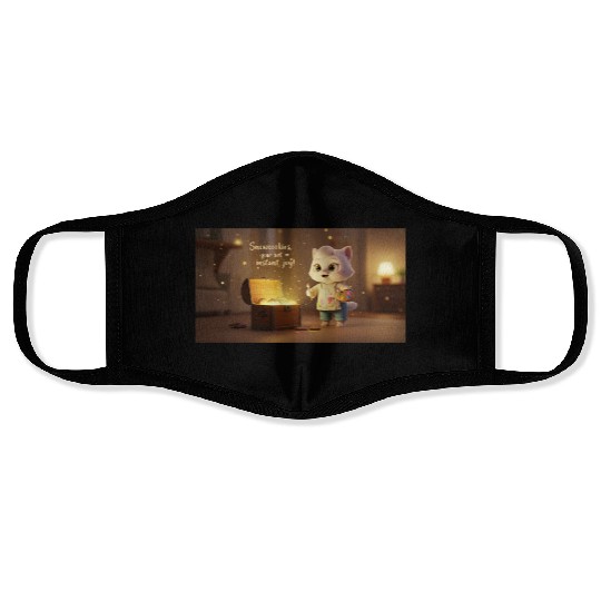 A magical hyper-realistic 3D render  Face Masks