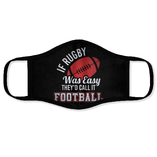 Funny Rugby Football Face Masks