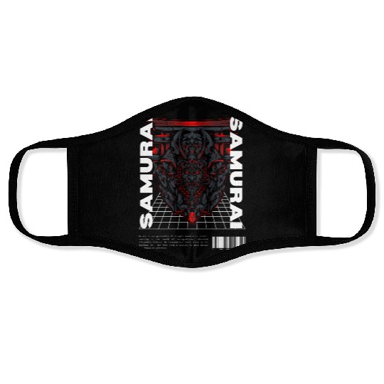 Futuristic Demonic Warrior Mask Face Masks