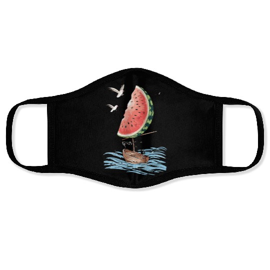 Watermelon Sail Adventure: Nautical Fun Meets Face Masks