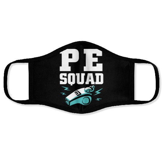 Physical Education Teacher PE Coach Face Masks