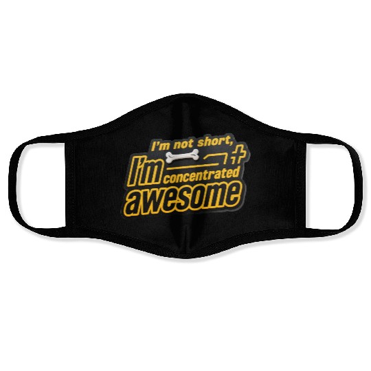 Concentrated Dog Bone Affirmation Face Masks