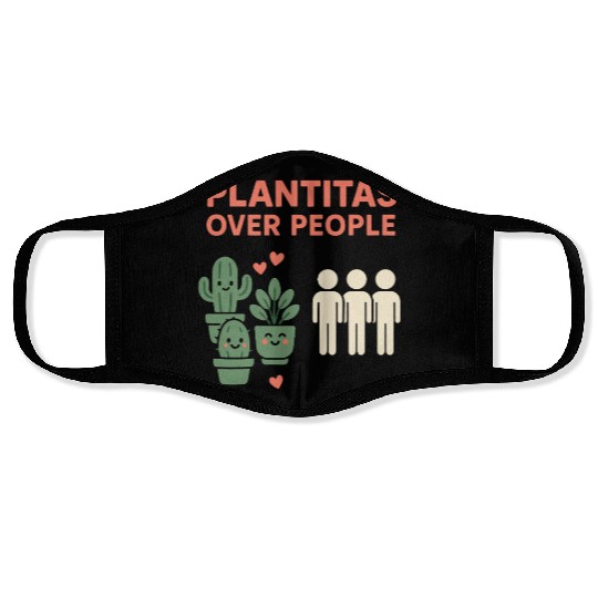 Plantita Latina Plant Mom Plantita Life Hispanic Face Masks