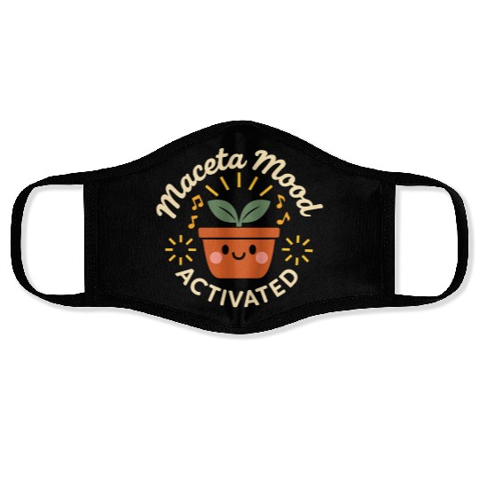 Plantita Latina Plant Mom Plantita Life Hispanic Face Masks