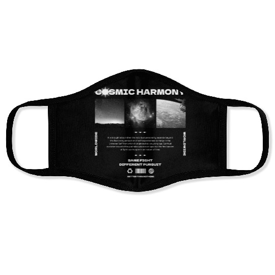 Celestial Space and Night Sky Artwork Face Masks