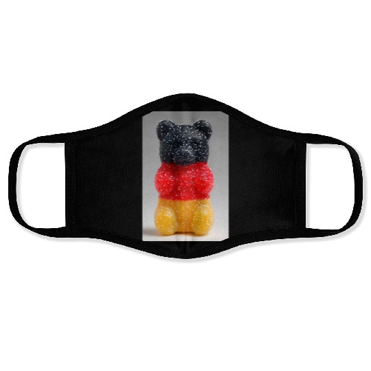 German Flag Gummy Bear Face Masks