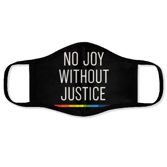 Queer Pride Queer Joy LGBTQ+ Affirmation Trans Face Masks