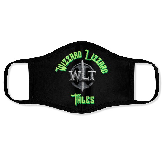 Wizard Emblem with Sword and Magic Circle Face Masks