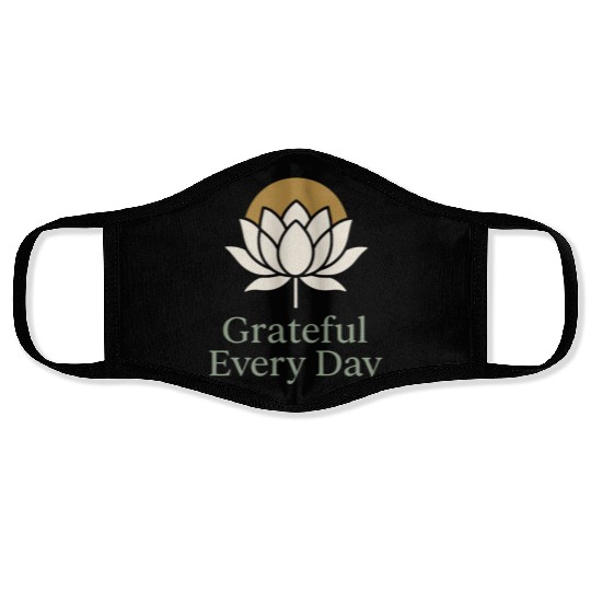 Gratitude Mindfulness Positive Affirmation Daily Face Masks
