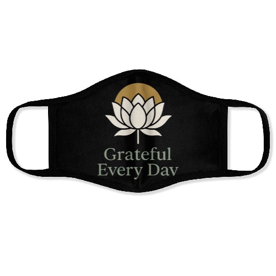 Gratitude Mindfulness Positive Affirmation Daily Face Masks