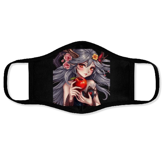 Mythical Forest Nymph Illustration Face Masks