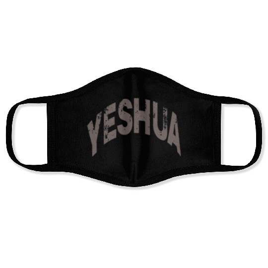 Yeshua Faith Typography Design Face Masks
