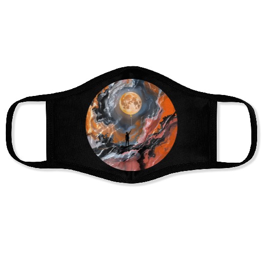 Balloon Moon Magic Face Masks