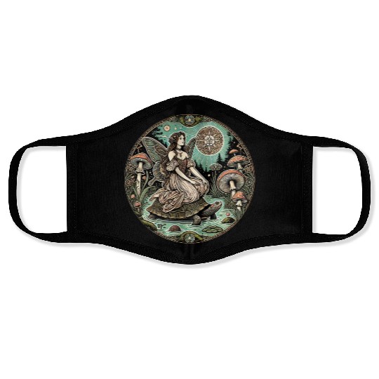 Enchanted Forest Fairy on Turtle Face Masks