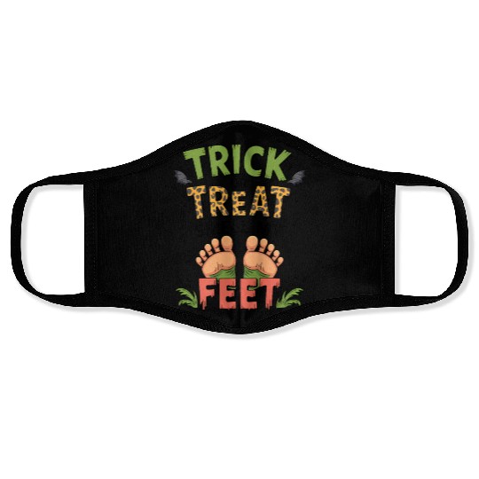 Halloween Feet Joke Graphic Face Masks
