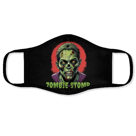 Zombie Stomp Horror Graphic Face Masks