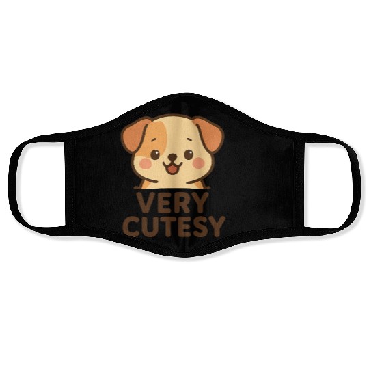 Adorable Puppy Design Face Masks