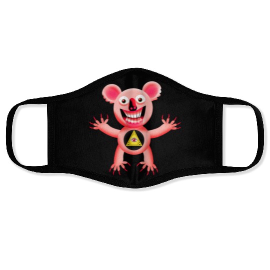 Masey the Wicked Koala Face Masks