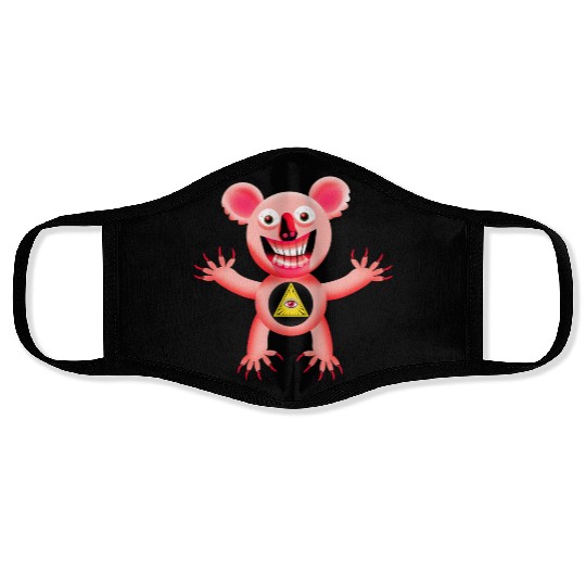 Masey the Wicked Koala Face Masks