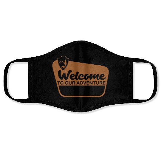 Welcoming Nature Adventure Design Face Masks