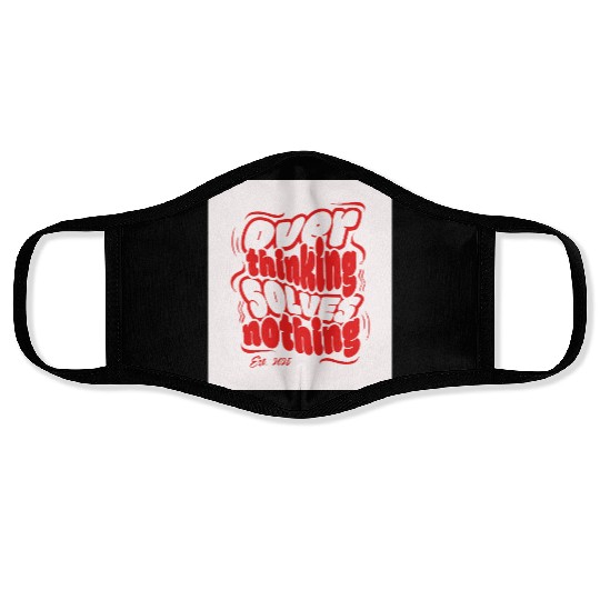 Positive Affirmation Illustration Face Masks