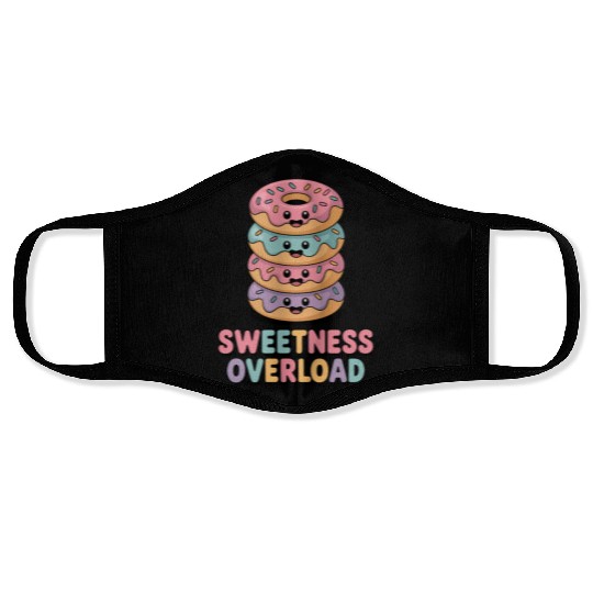 Sweetness Overload | Donut Kids Face Masks