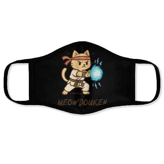 Meowdouken Street Fighter Face Masks