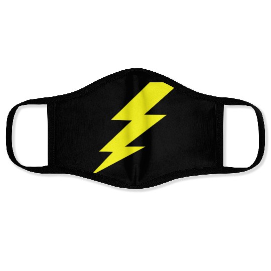 Lightning Bolt Face Masks