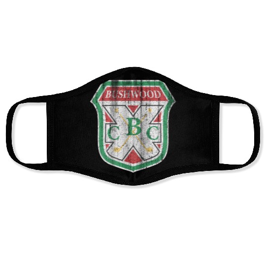 Vintage Bushwood Country Club Crest Face Masks