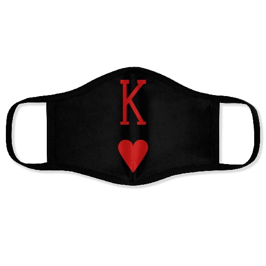 King of Hearts Face Masks