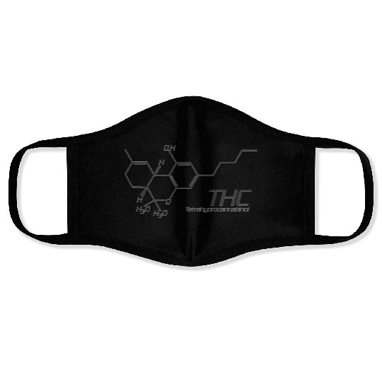 THC Grey Face Masks