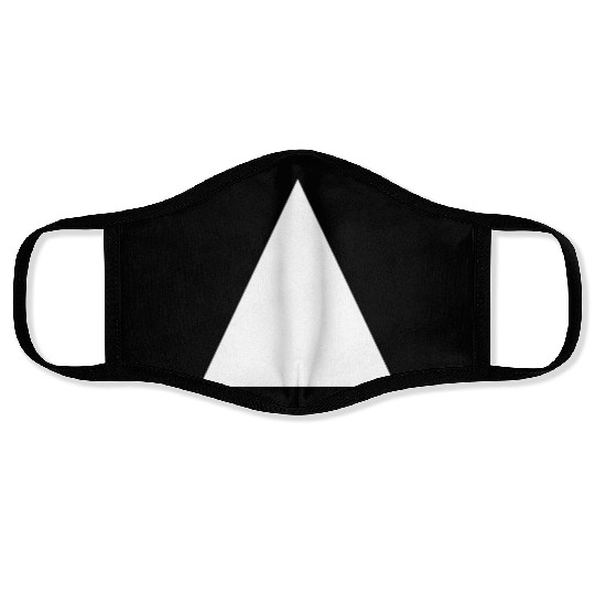 White Triangle Face Masks