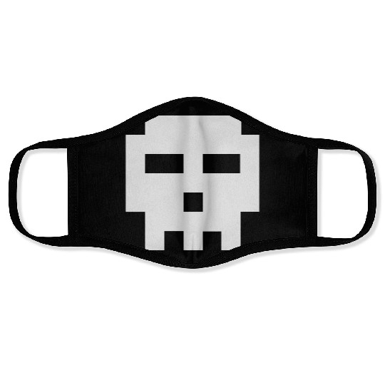 Scott Pilgrim 8-bit Skull Vector Face Masks
