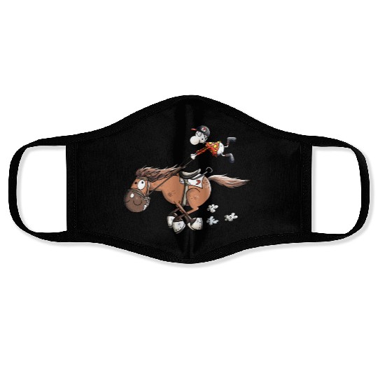 Rapid Race Horse Face Masks