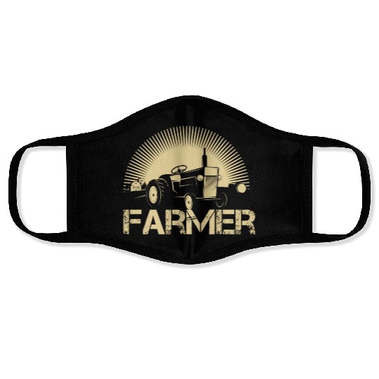 Farmer piglet farmer dirty farmer farmer farmers Face Masks