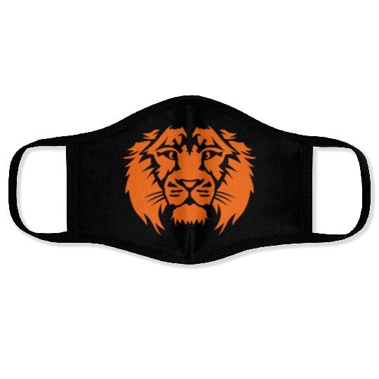 lion king animal head 7092 Face Masks