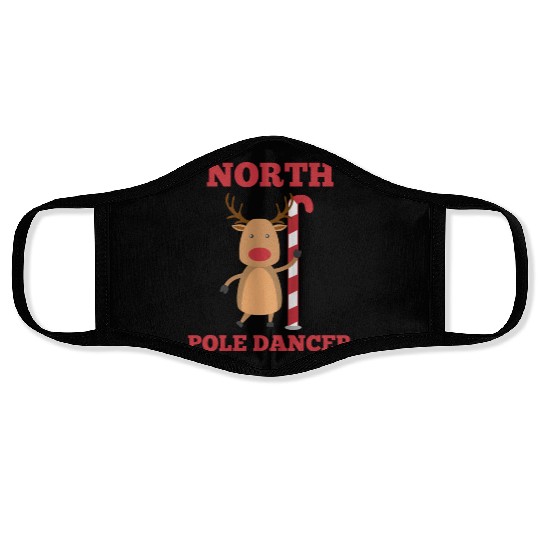 North Pole Dancer Face Masks
